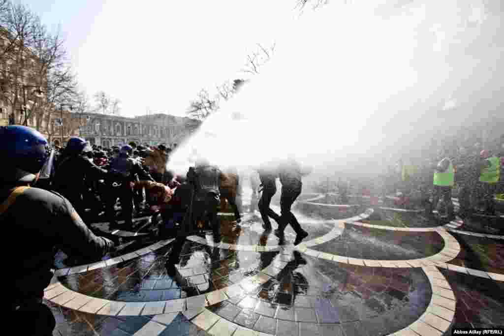 Azerbaijan. Baku. Protest action in Baku - 10March