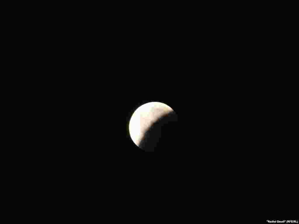 Lunar eclipse in Tajikistan, Kulob region