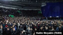 Митинг против нелегальных мигрантов в Якутске, 18 марта 2019 года