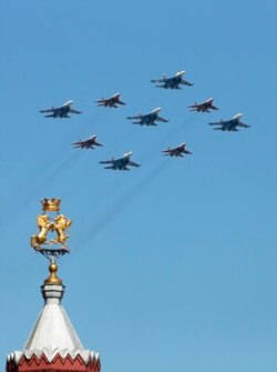 Парад Победы на Красной площади в Москве