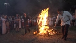 Праздник Ивана Купала провели на Хортице в Запорожье (видео)