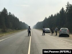 ГИБДД не пускает никого на Кокшайский тракт из Йошкар-Олы