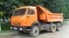 Russia -- KAMAZ truck in Russia, undated