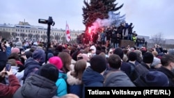 Акция протеста в Петербурге, 23 января