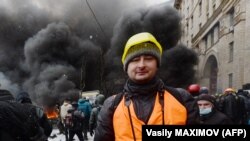 Аркадий Бабченко во время «Евромадана». Киев, 2014 год