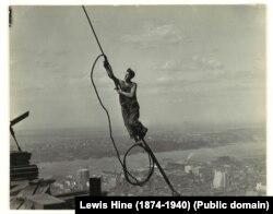 Икарус. Эмпайр-Стейт-Билдинг. 1930. Фото Lewis Hine