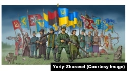 "Украинские солдаты". Автор - Юрий Журавель