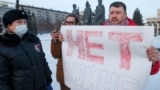 Russia -- anti war protests