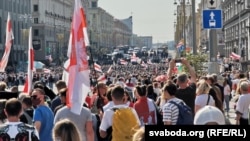 "Марш мира и независимости" в Минске. Фоторепортаж