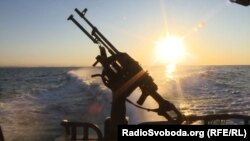 Украинская береговая охрана в Азовском море